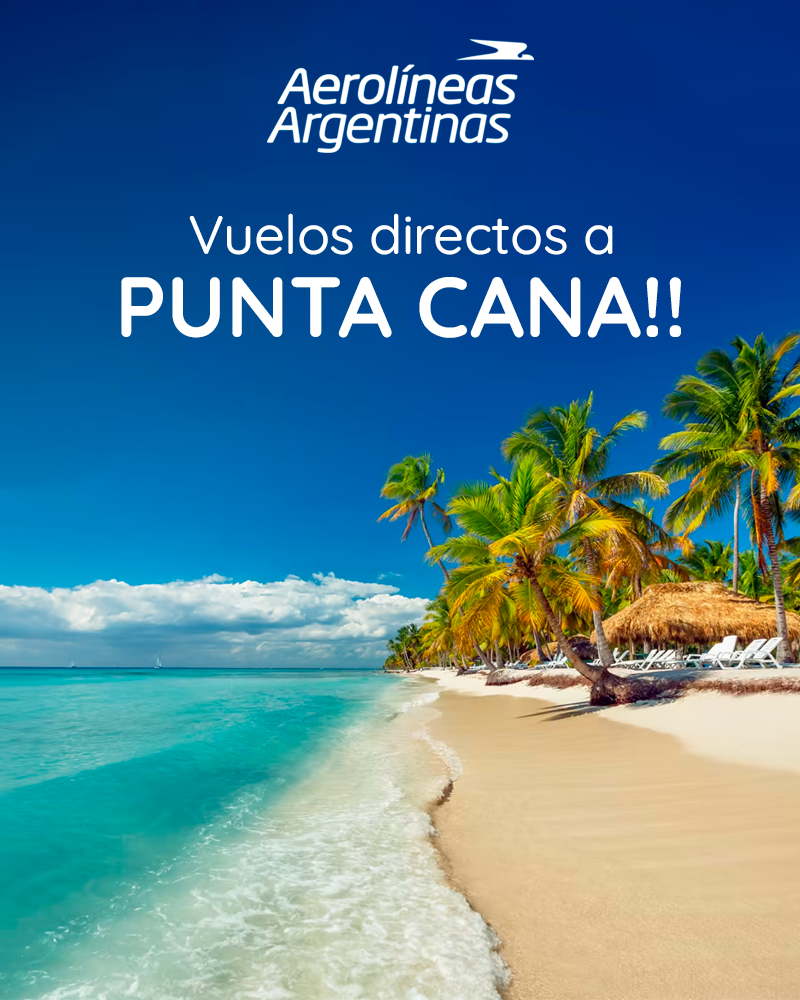 Vuelos directos a PUNTA CANA!!